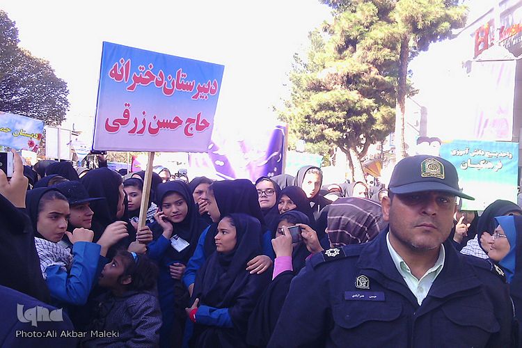 برگزاری راهپیمایی 13 آبان در سبزوار+عکس