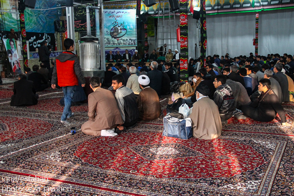 مراسم بدرقه ی دانش آموزان اعزامی به اردوی زیارتی راهیان نور