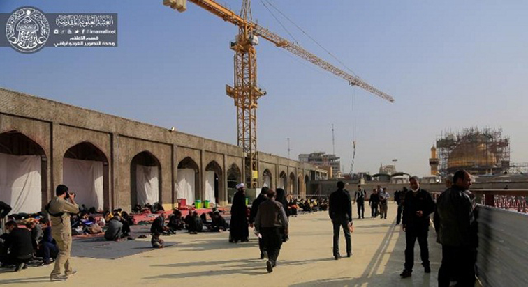 حرم علوی؛ آماده استقبال از زائران اربعین + عکس