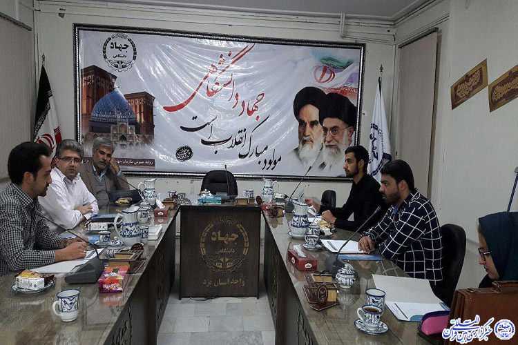 جلسه شورای مركزی سازمان دانشجويان جهاددانشگاهی يزد برگزار شد