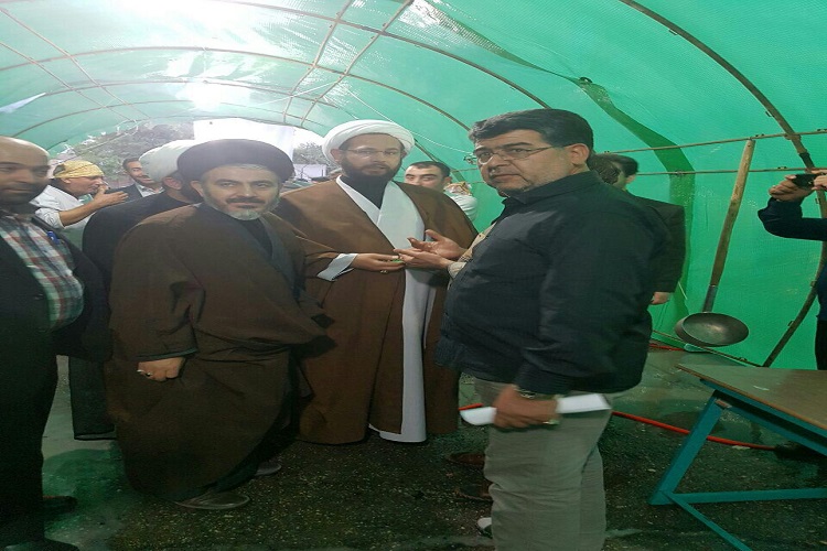 میزبانی زائرین اربعین در موکب انصارالحسین آذربایجان غربی