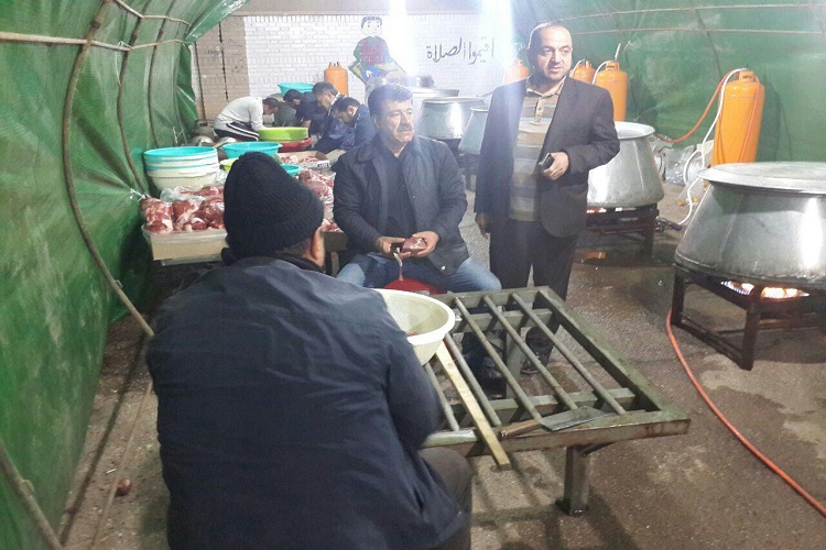 میزبانی زائرین اربعین در موکب انصارالحسین آذربایجان غربی