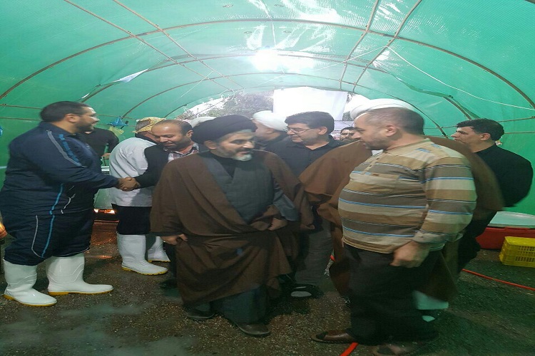 میزبانی زائرین اربعین در موکب انصارالحسین آذربایجان غربی