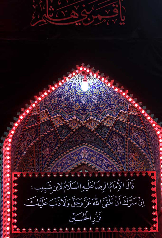 در و دیوار حرم از ثواب زیارت می‌گویند + عکس