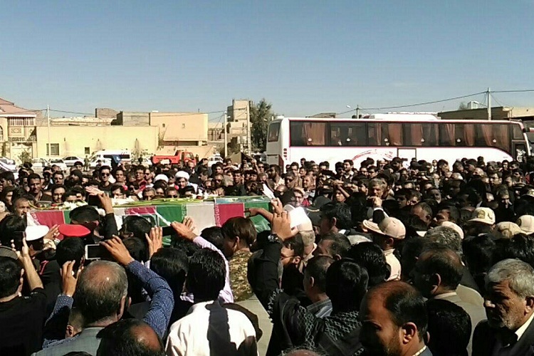 گزارش تصویری مراسم تشییع پیکر شهید محسن خزایی در زاهدان/ 2