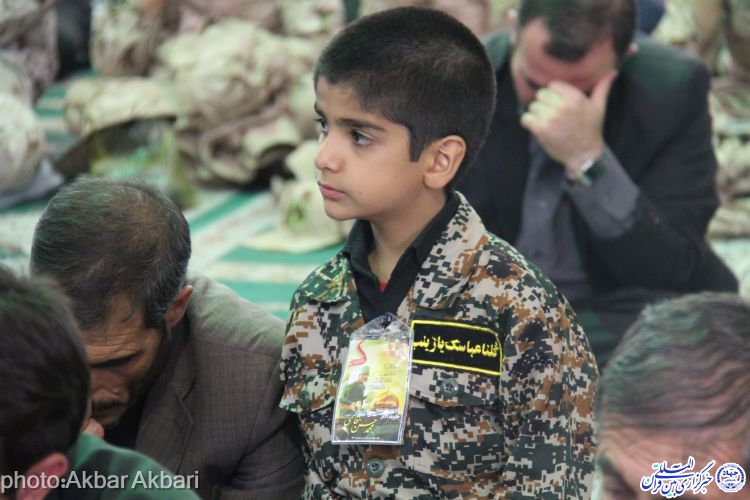 مراسم هفتمین روز شهید مدافع حرم محمدحسن قاسمی در مصلای بزرگ شهرکرد