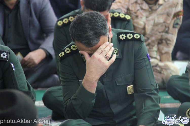 مراسم هفتمین روز شهید مدافع حرم محمدحسن قاسمی در مصلای بزرگ شهرکرد