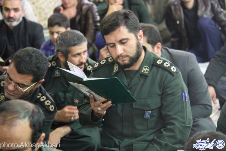 مراسم هفتمین روز شهید مدافع حرم محمدحسن قاسمی در مصلای بزرگ شهرکرد