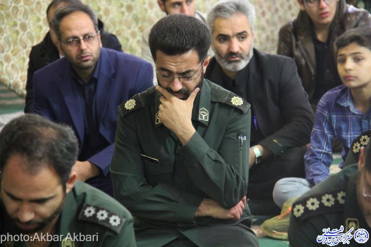 مراسم هفتمین روز شهید مدافع حرم محمدحسن قاسمی در مصلای بزرگ شهرکرد