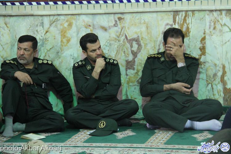 مراسم هفتمین روز شهید مدافع حرم محمدحسن قاسمی در مصلای بزرگ شهرکرد