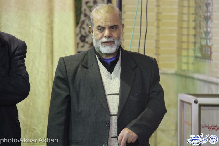 مراسم هفتمین روز شهید مدافع حرم محمدحسن قاسمی در مصلای بزرگ شهرکرد