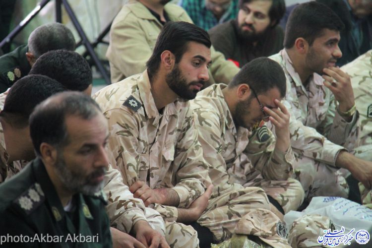 مراسم هفتمین روز شهید مدافع حرم محمدحسن قاسمی در مصلای بزرگ شهرکرد