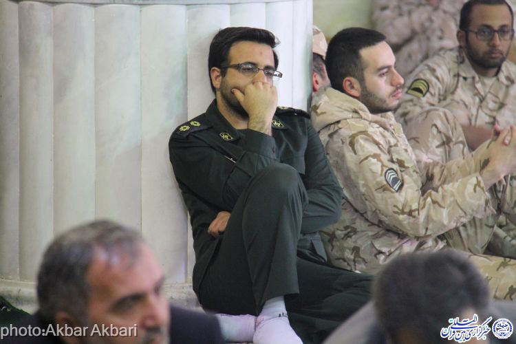 مراسم هفتمین روز شهید مدافع حرم محمدحسن قاسمی در مصلای بزرگ شهرکرد