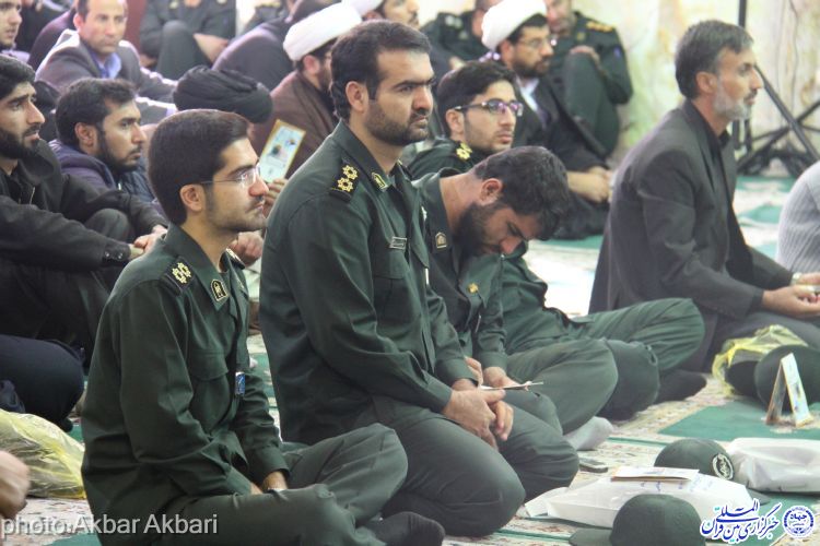 مراسم هفتمین روز شهید مدافع حرم محمدحسن قاسمی در مصلای بزرگ شهرکرد