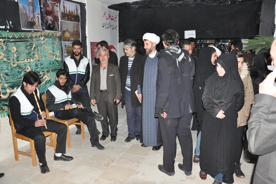 مراسم نشان ارادت عاشورایی و سفره احسان همراه با زیارت اربعین/ دانشگاه پیام نور اردبیل