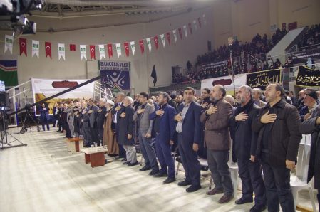 مراسم اربعین حسینی با حضور مسئولان کشوری ایران و ترکیه + عکس
