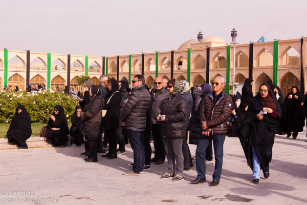 اجتماع عظیم عزاداران حسینی در میدان امام علی اصفهان