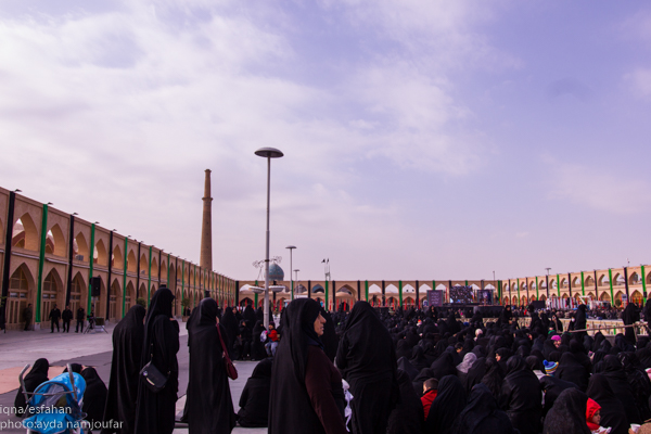اجتماع عظیم عزاداران حسینی در میدان امام علی اصفهان