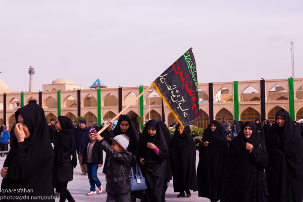 اجتماع عظیم عزاداران حسینی در میدان امام علی اصفهان