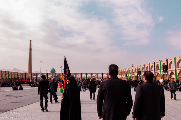 اجتماع عظیم عزاداران حسینی در میدان امام علی اصفهان