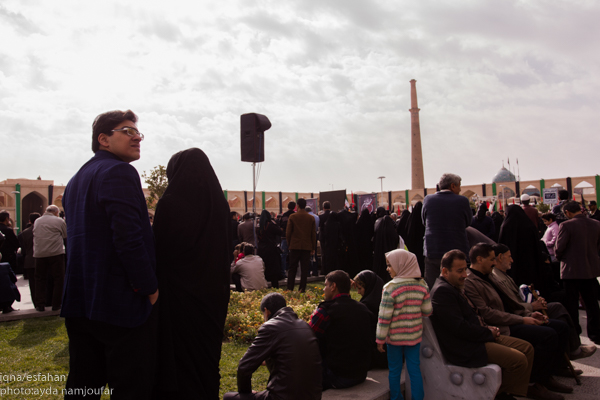 اجتماع عظیم عزاداران حسینی در میدان امام علی اصفهان