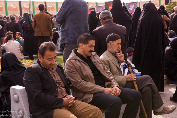 اجتماع عظیم عزاداران حسینی در میدان امام علی اصفهان
