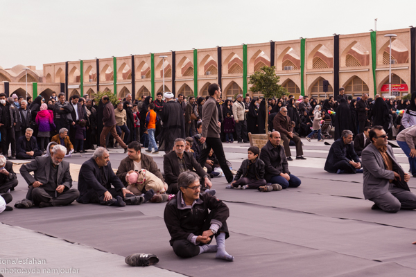 اجتماع عظیم عزاداران حسینی در میدان امام علی اصفهان