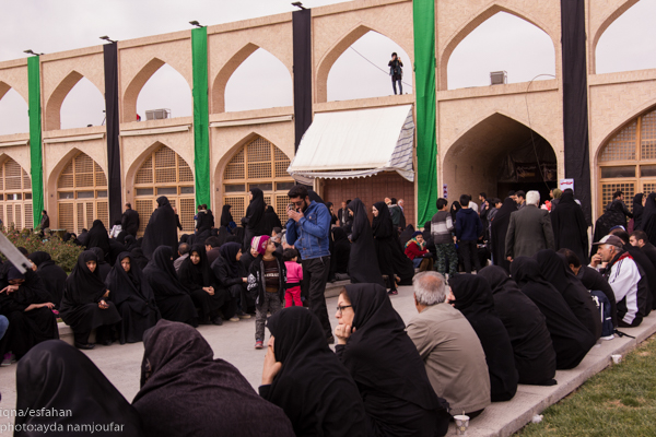 اجتماع عظیم عزاداران حسینی در میدان امام علی اصفهان