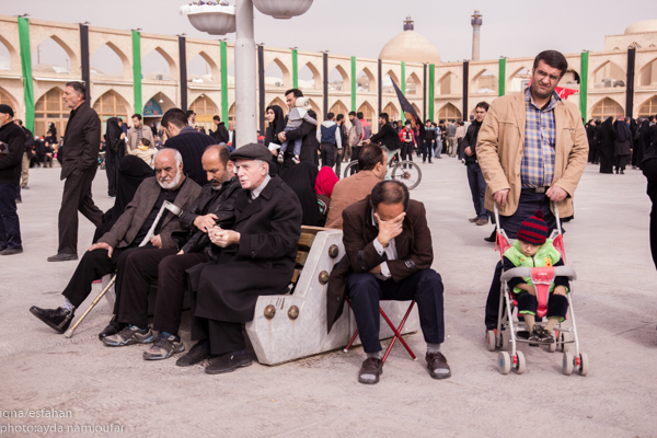 اجتماع عظیم عزاداران حسینی در میدان امام علی اصفهان