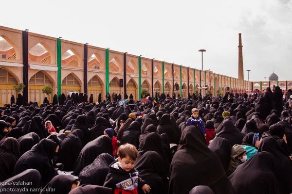 اجتماع عظیم عزاداران حسینی در میدان امام علی اصفهان