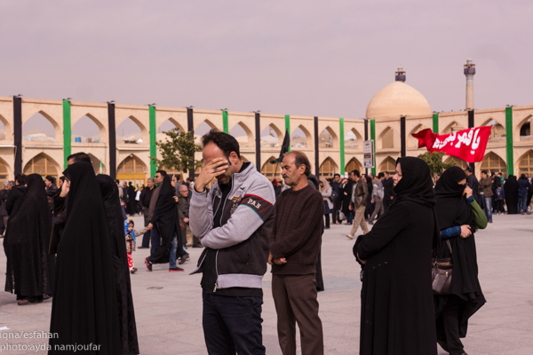 اجتماع عظیم عزاداران حسینی در میدان امام علی اصفهان