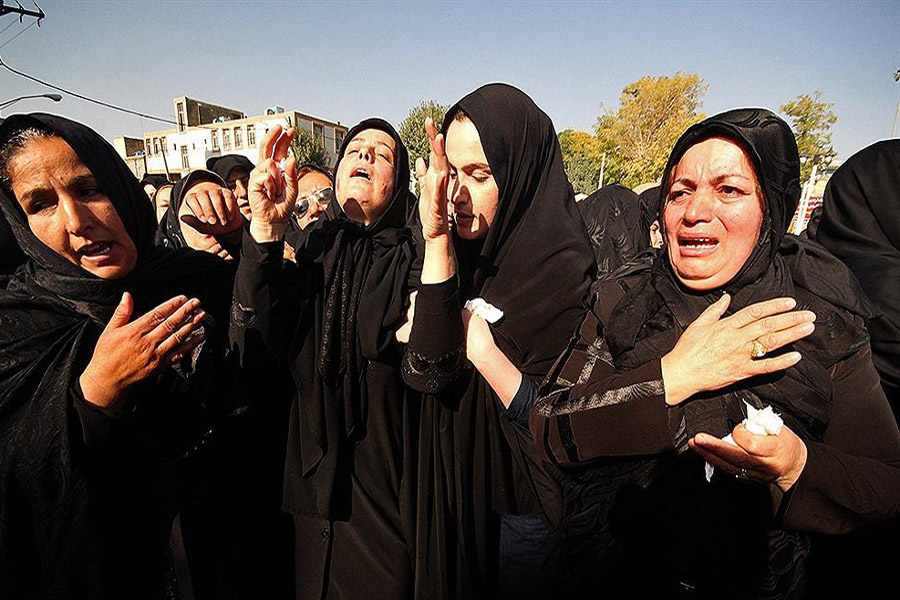 تشییع پیکر شهید حسن عبدالوند در ازنا