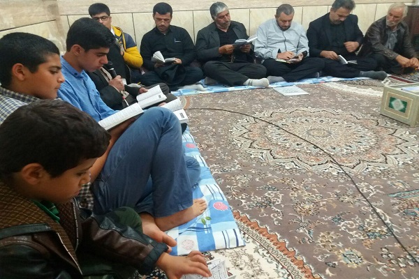 برگزاری جلسه تفسیرقرآن در دارالقرآن ولی‌عصر(عج) دستنا