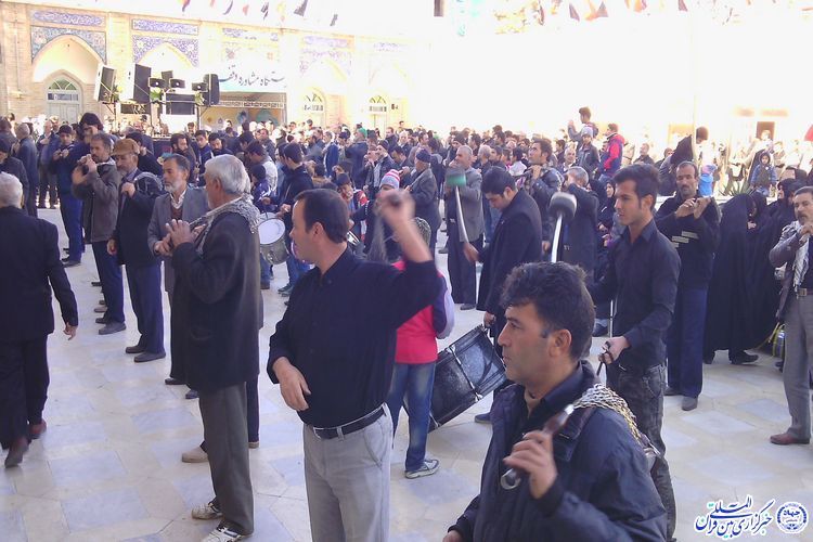 عزاداری مردم سبزوار در جوار شعیب بن موسی(ع)