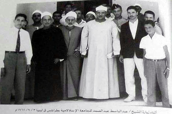 تصویر کمیاب مرحوم عبدالباسط عبدالصمد لیبی، 1962میلادی