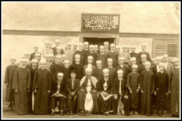 شیخ محمد رفعت و یک گروه از دانشجویان الازهر