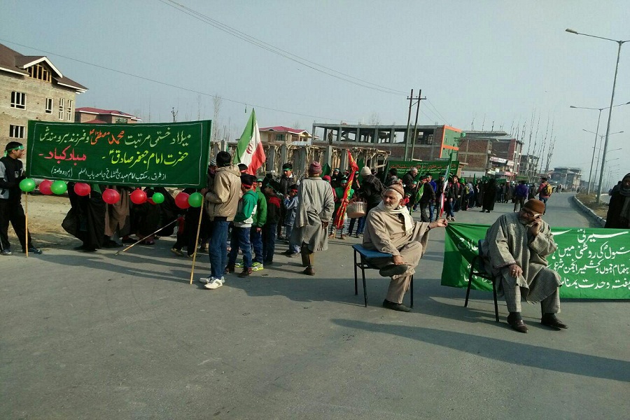 راهپیمایی مسلمانان کشمیر در هفته وحدت