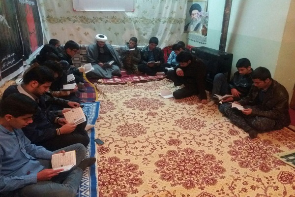 برگزاری جلسه قرائت قرآن در دارالقرآن ولی‌عصر(عج) دستنا