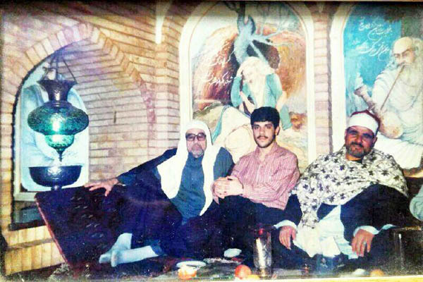 عکسی از مرحوم شیخ راغب مصطفی غلوش و شیخ متولی عبدلعال در ایران عکسی از مرحوم شیخ راغب مصطفی غلوش و شیخ متولی عبدلعال در ایران