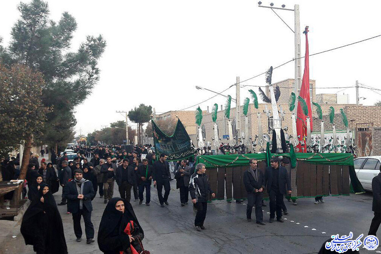 گزارش تصویری از عزاداری 28 صفر در شاهدیه یزد