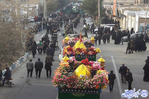 گزارش تصویری از عزاداری 28 صفر در شاهدیه یزد