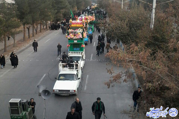 گزارش تصویری از عزاداری 28 صفر در شاهدیه یزد