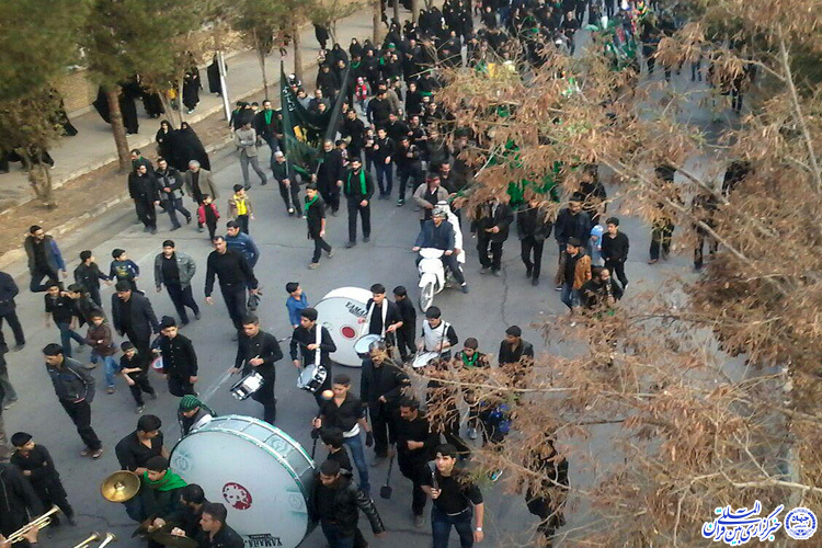 گزارش تصویری از عزاداری 28 صفر در شاهدیه یزد