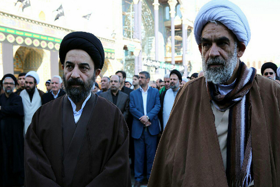 تشییع پیکر آیت‌الله شاهرخی در قم + عکس
