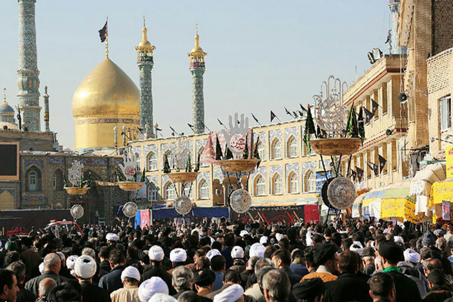 تشییع پیکر آیت‌الله شاهرخی در قم + عکس