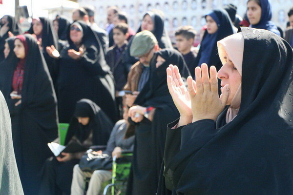 مراسم سال تحویل سال نو در امامزاده ابراهیم ابوجواب(ع) بابلسر +عکس
