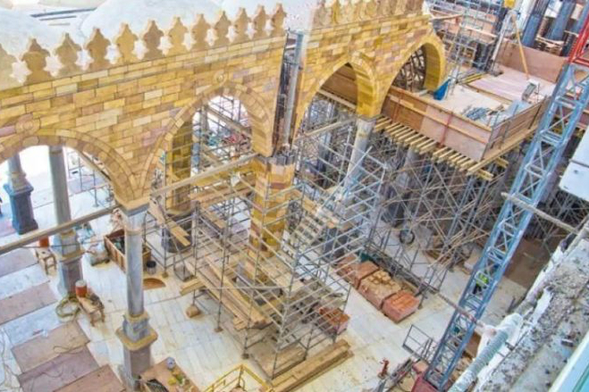 تکمیل ۹۰ درصد از مراحل بازسازی رواق تاریخی حرم مکی