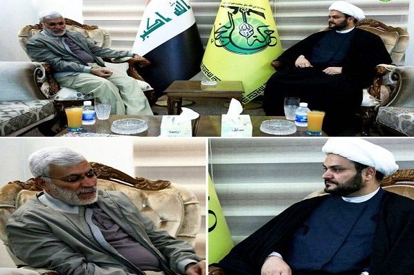 دیدار نایب رئیس حشد شعبی با دبیرکل جنبش مقاومت «نُجَباء»