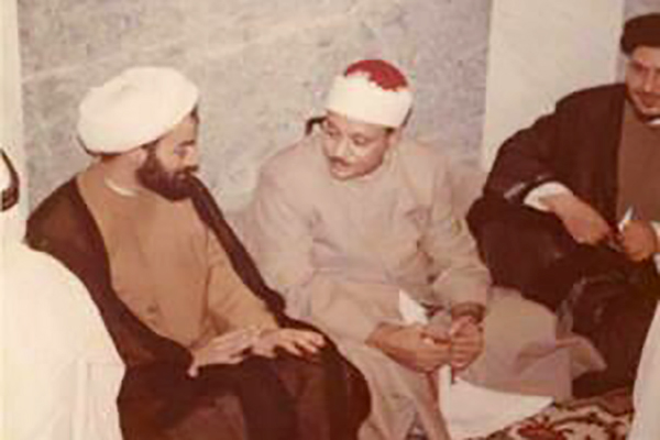 عبدالباسط محمد عبدالصمد در دیدار با شیعیان کویت ،دهه 60 یا 70 میلادی