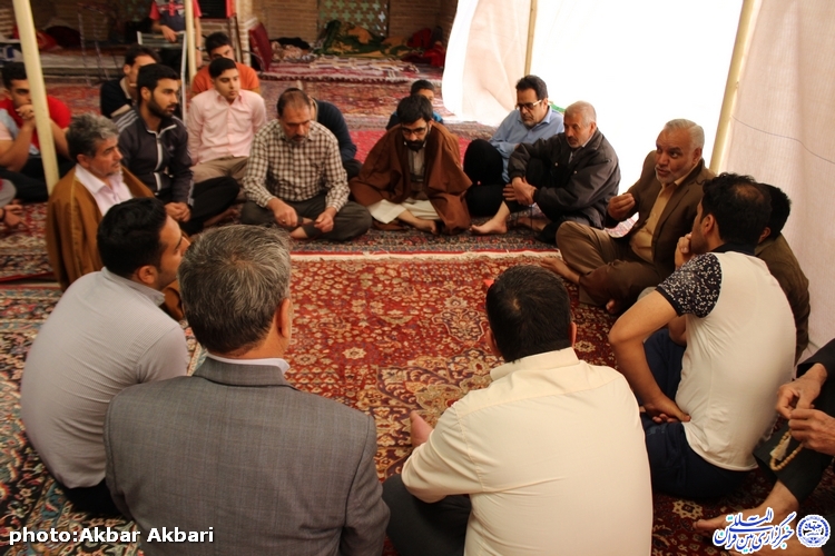 مراسم اعتکاف در چهارمحال و بختیاری